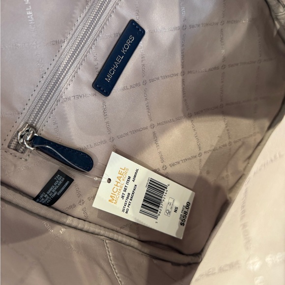 Michael Kors Jet Set Item Medium Backpack MK Admiral Multi - Picture 12 of 14